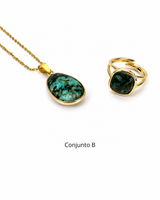 Conjunto Renacer Sereno - Turquesa Africana