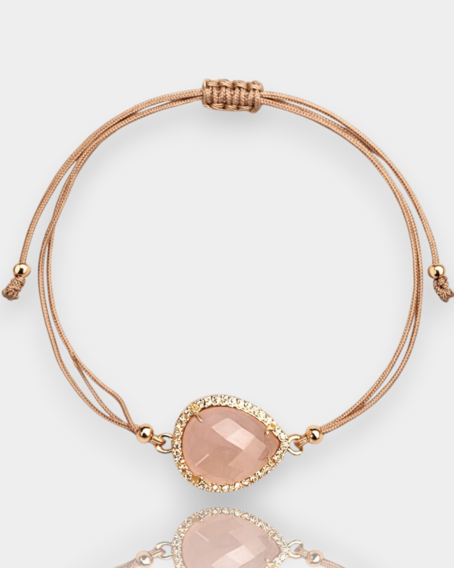 Pulsera Destello Interior - Cuarzo Rosa