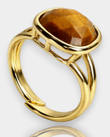 Anillo Esencia Viva - Ojo de Tigre