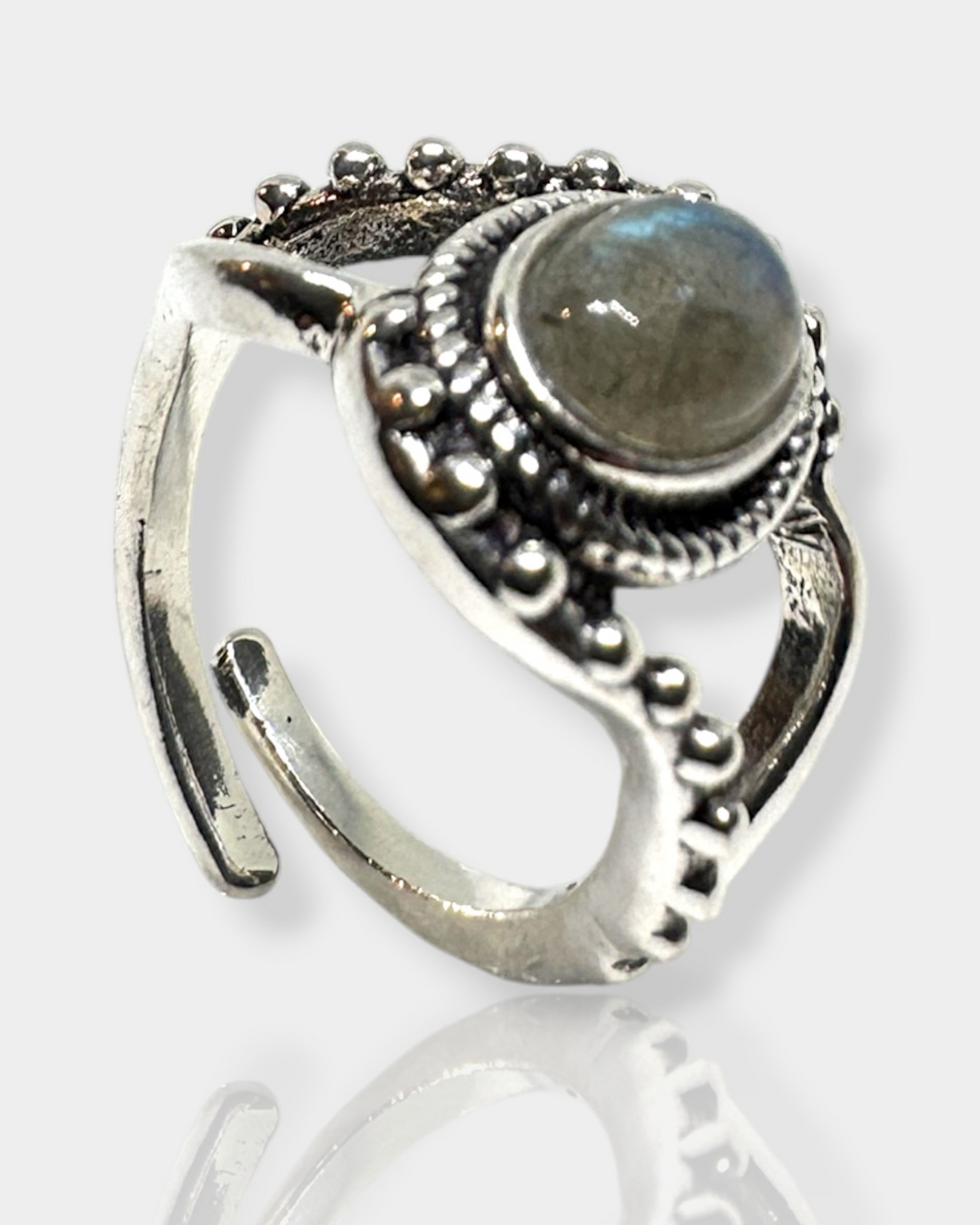 Anillo Aura de Labradorita