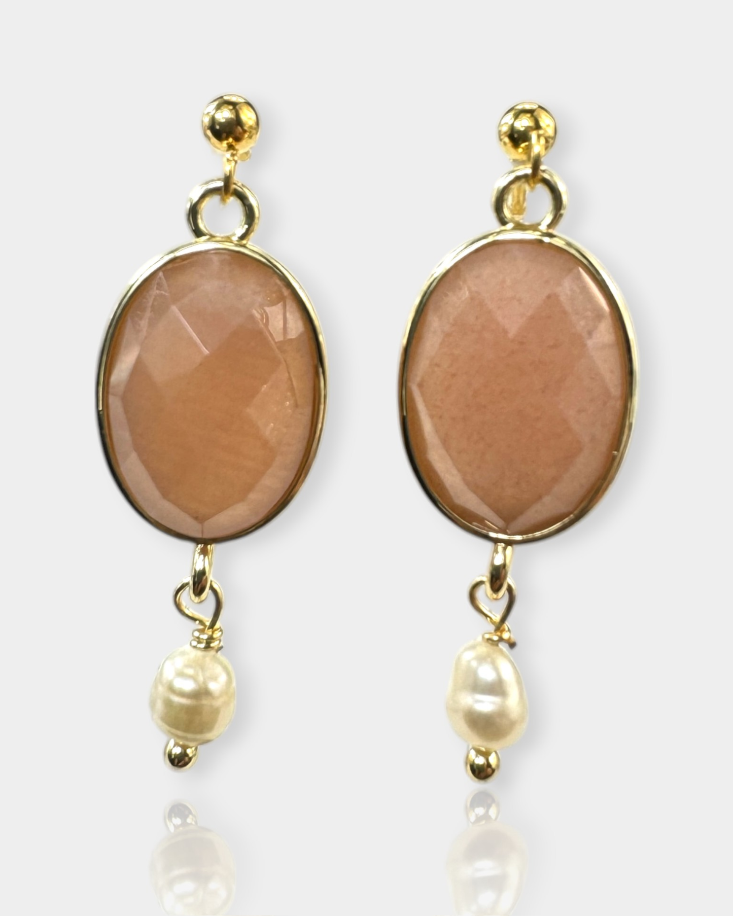 Brincos Aura Serena - Pedra do Sol