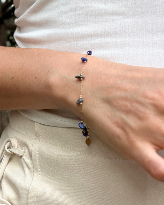 Pulsera Senda Dorada - Lapislázuli