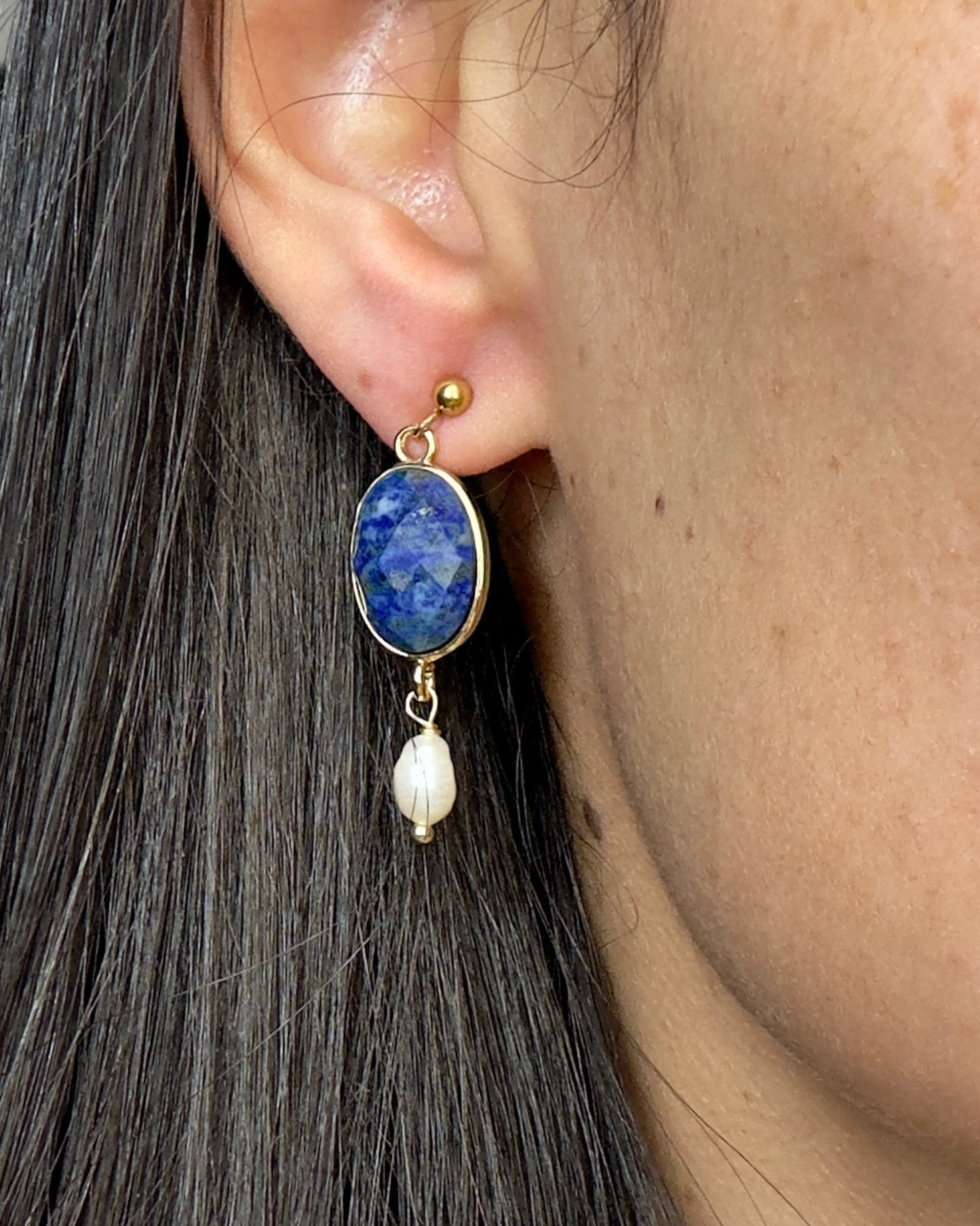 Pendientes Aura Serena - Lapislázuli