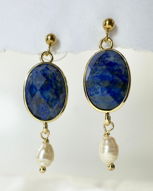 Pendientes Aura Serena - Lapislázuli