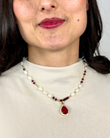 Collar Luz Esencial - Jade Rojo