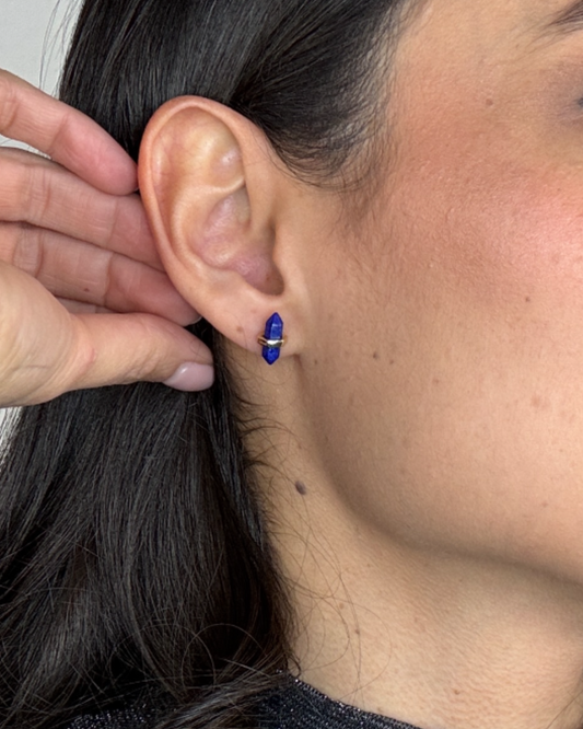 Pendientes Obelisco - Lapislázuli