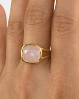 Anillo Esencia Viva - Cuarzo Rosa