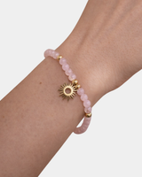 Pulsera Amor - Cuarzo Rosa