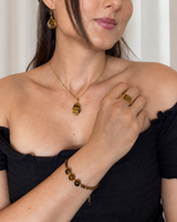 Conjunto Golden Energy - Ojo de Tigre