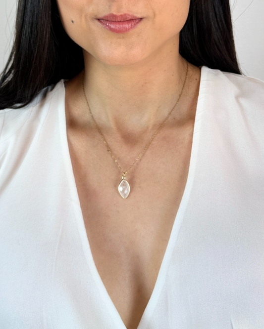 Collar Luz Serena - Cuarzo Cristal