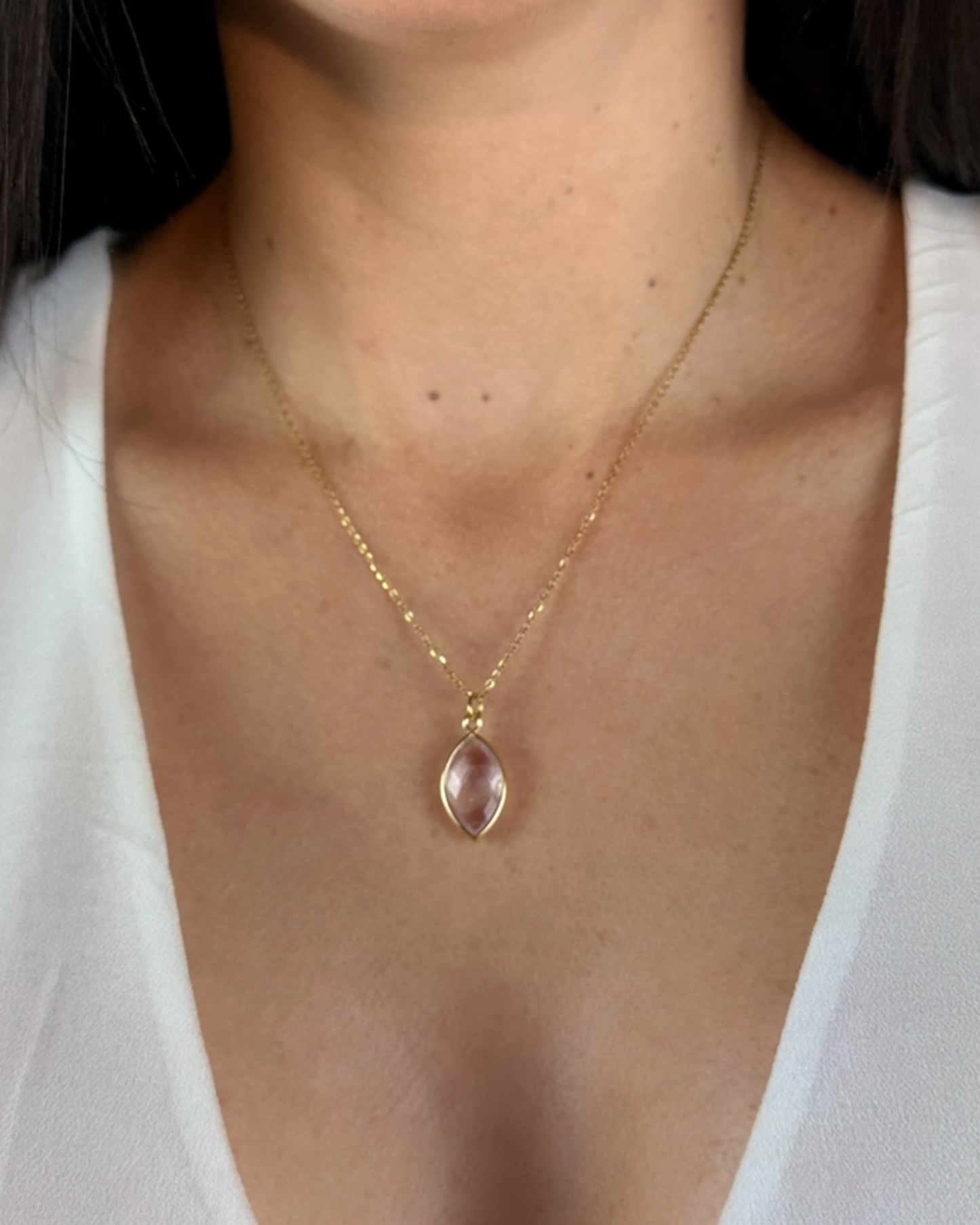 Serene Light Necklace - Amethyst