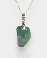 Collar Raíz Clara - Fluorita Verde