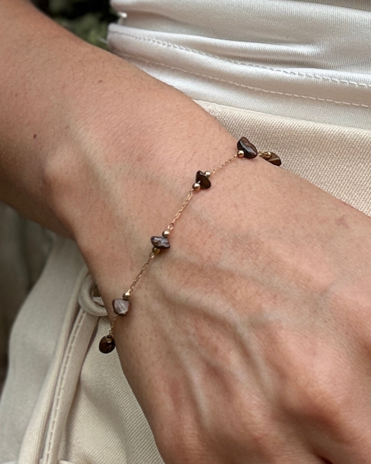 Pulsera Senda Dorada - Ojo de tigre