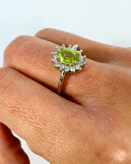 Anillo Renacer Verde- Peridoto