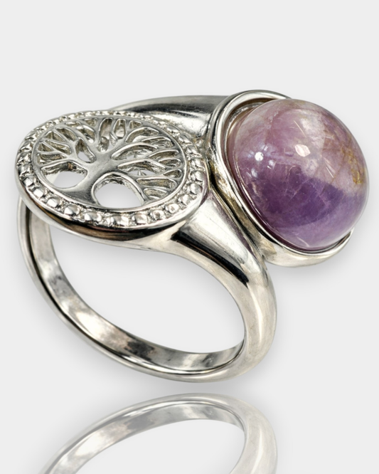 Anel Portal de Luz - Ametista