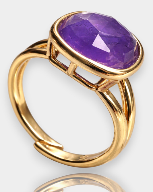 Anel da Essência Viva - Ametista