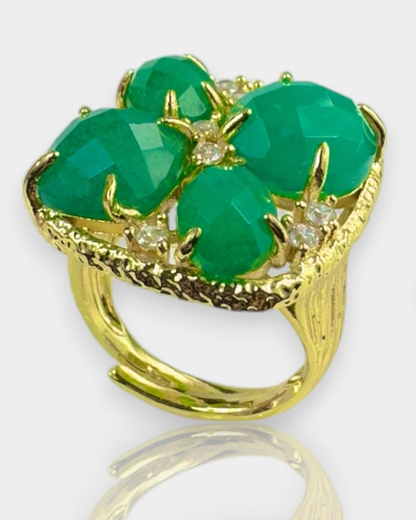 Anillo Oasis - Ónix Verde