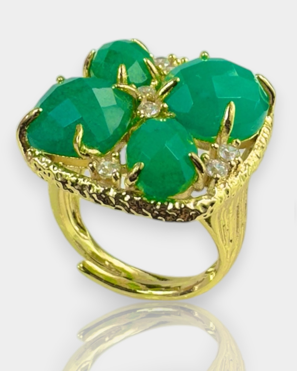 Anillo Oasis - Ónix Verde