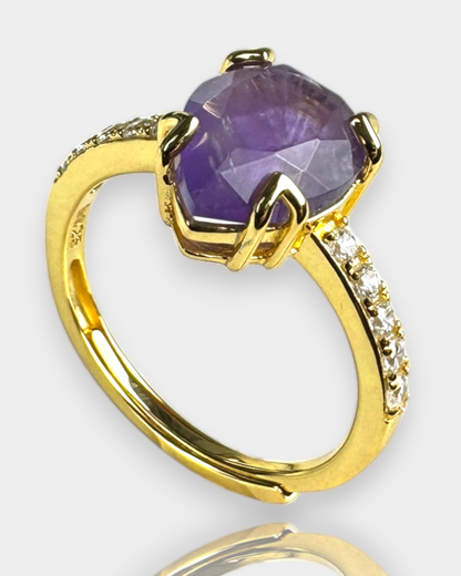 Anillo Intención - Amatista