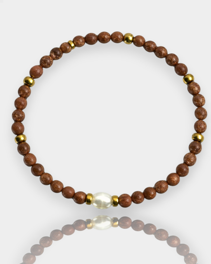Pulsera Calma Serena - Aventurina Marrón
