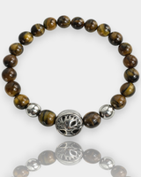 Pulsera Fuerza Dorada - Ojo de Tigre