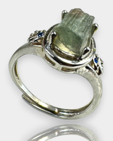 Anillo Aurora Salvaje - Turmalina Verde