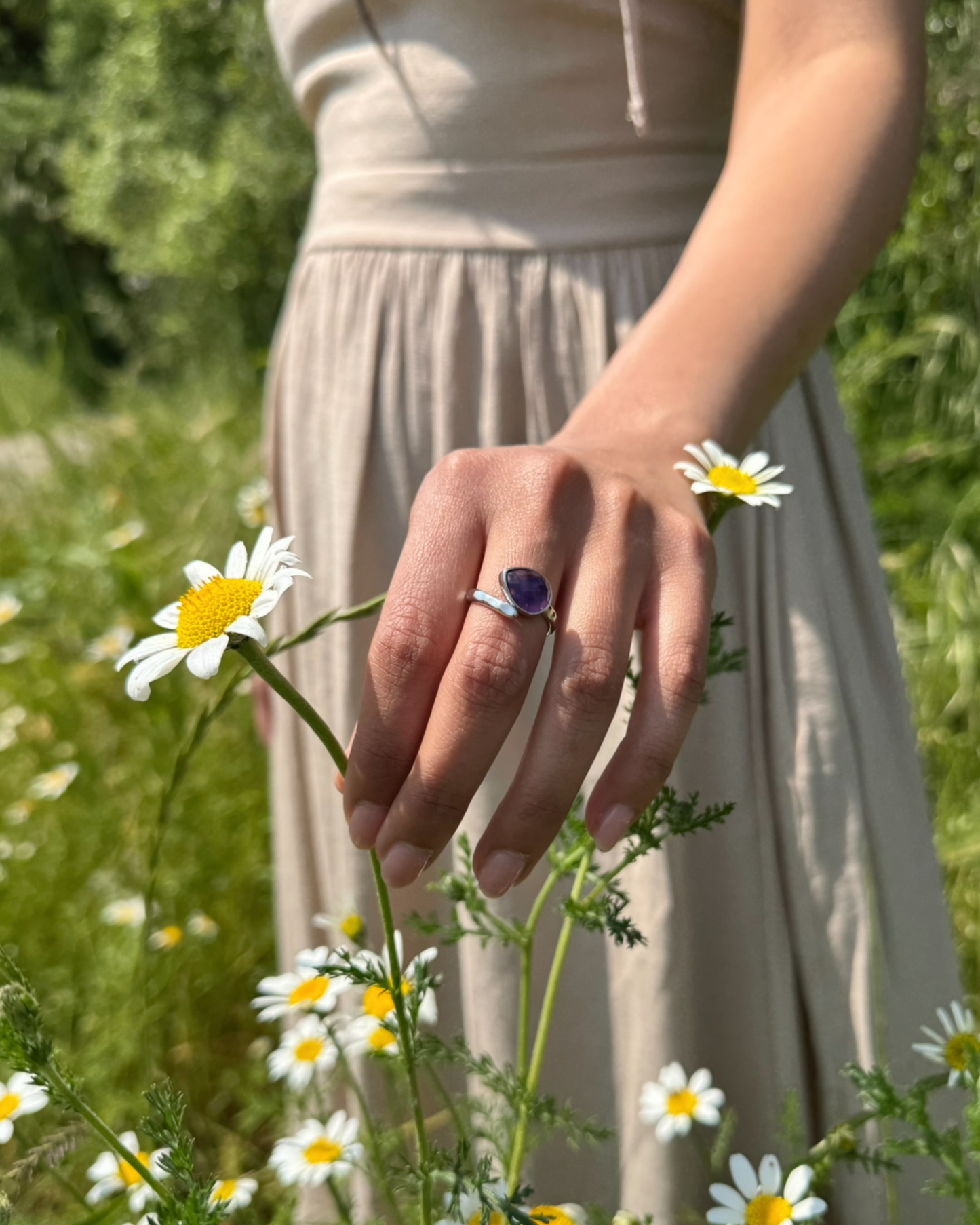Anillo Portal Interno - Amatista