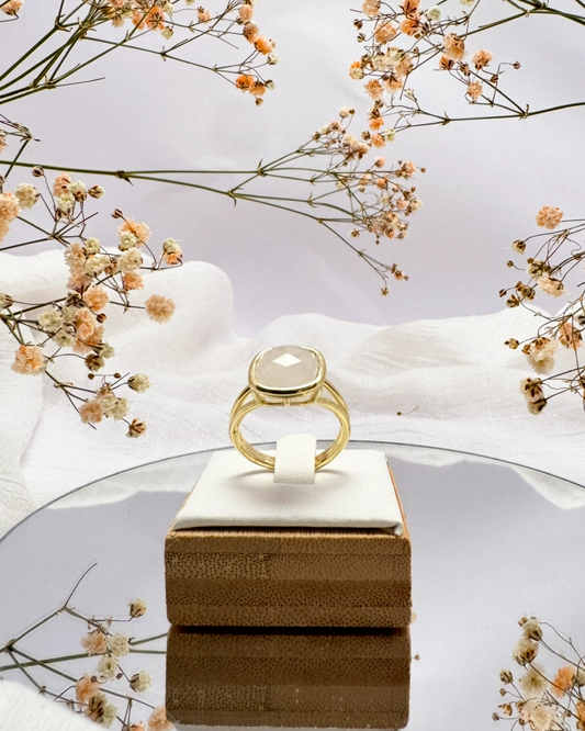 Anillo Esencia Viva - Cuarzo Cristal