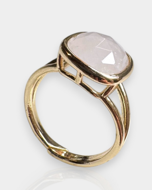 Anillo Esencia Viva - Cuarzo Cristal