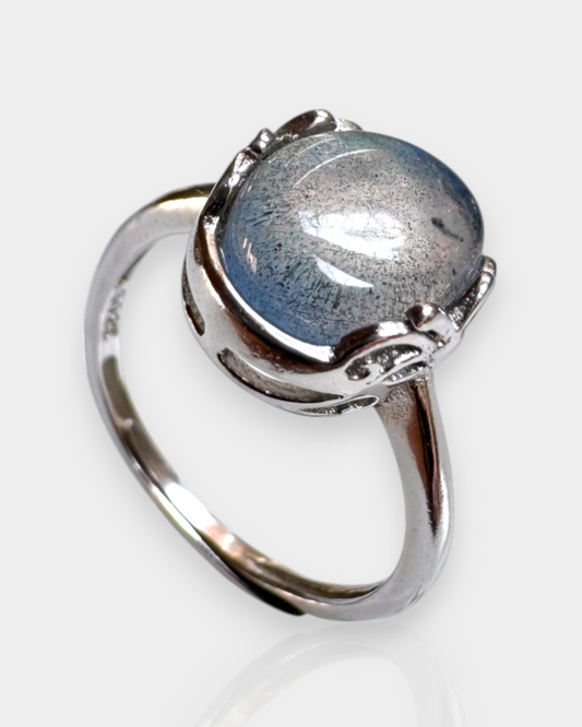 Anillo Esencia Lunar - Labradorita