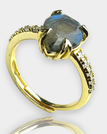 Anillo Intención - Labradorita