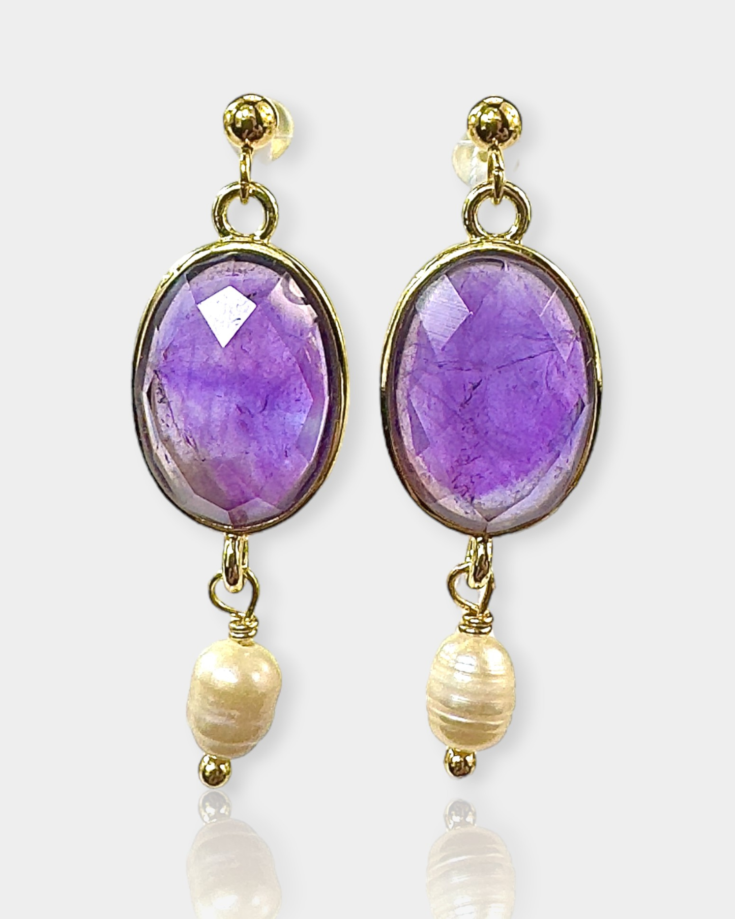 Pendientes Aura Serena - Amatista