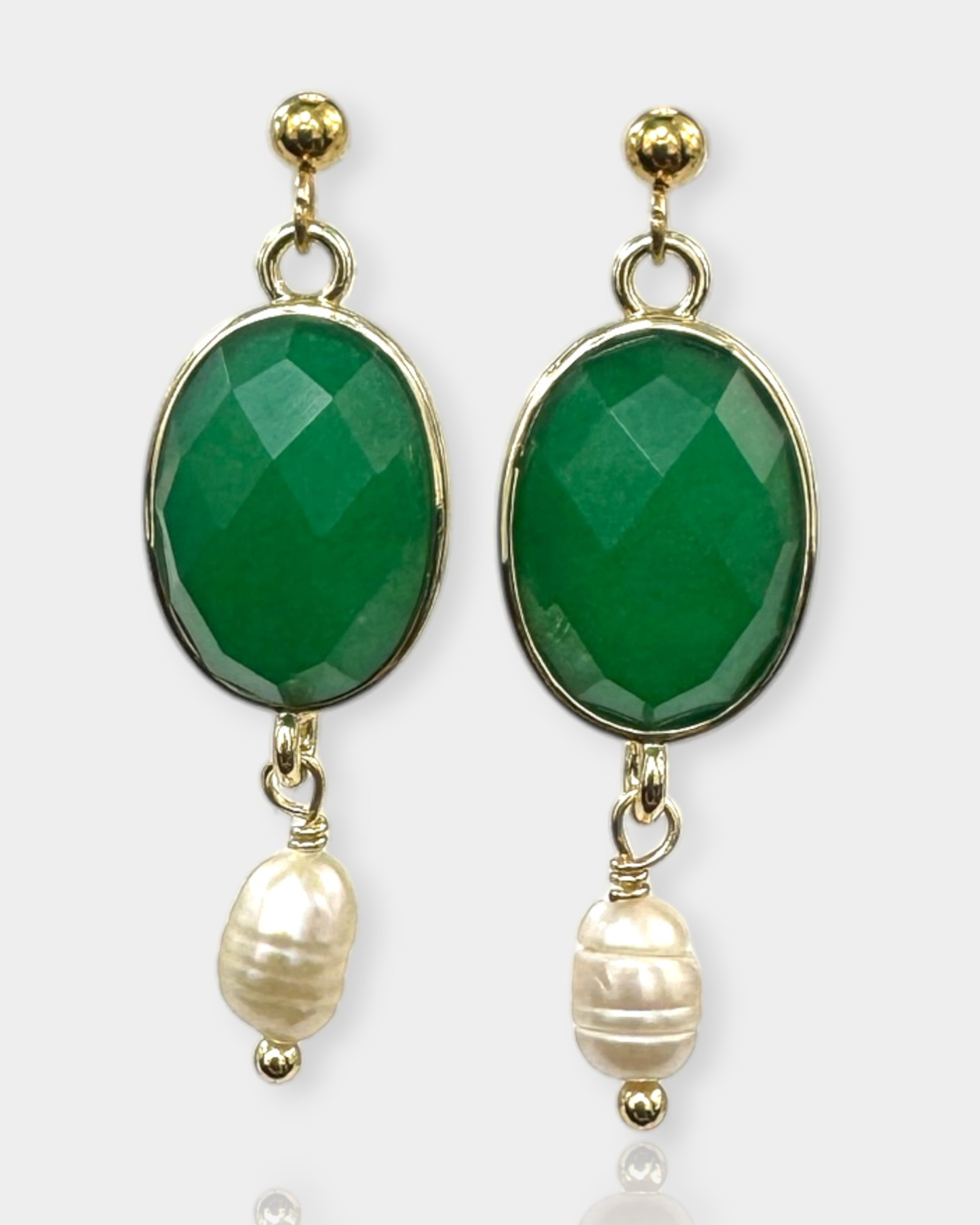 Pendientes Aura Serena -  Jade Verde