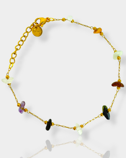 Pulsera Senda Dorada - Minerales Mixtos