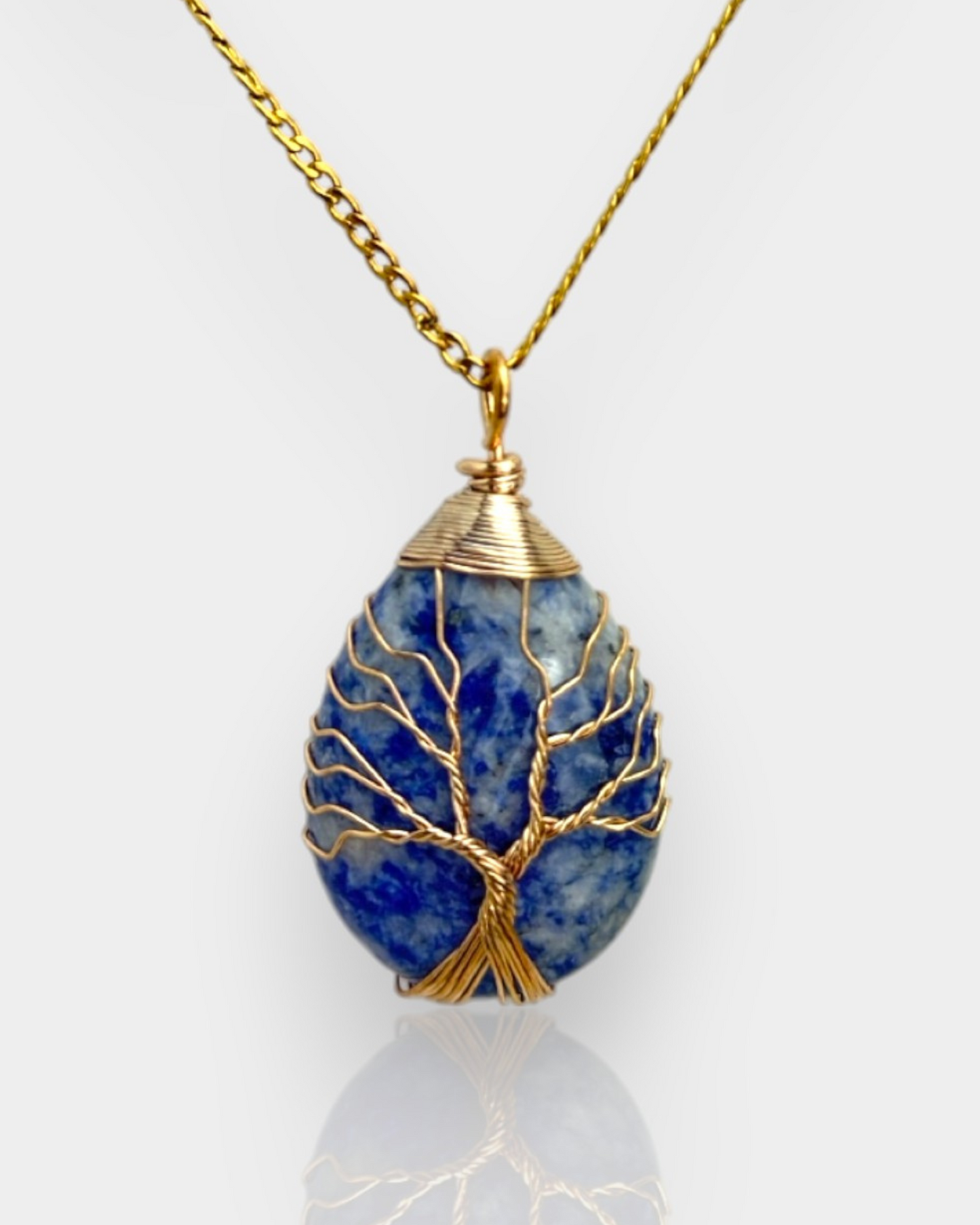 Collar Árbol de la Vida - Sodalita Azul