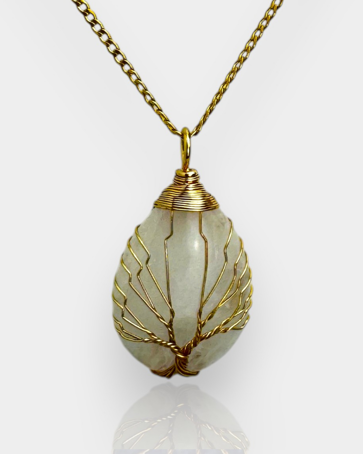 Collar Árbol de la Vida - Cuarzo Cristal