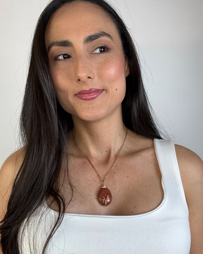 Collar Árbol de la Vida - Aventurina Marrón