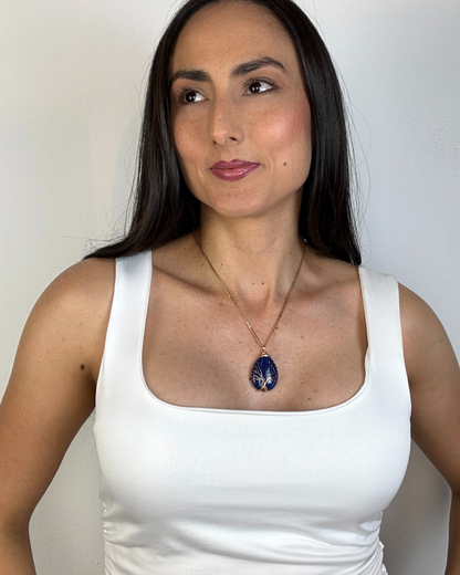 Collar Árbol de la Vida - Lapislázuli