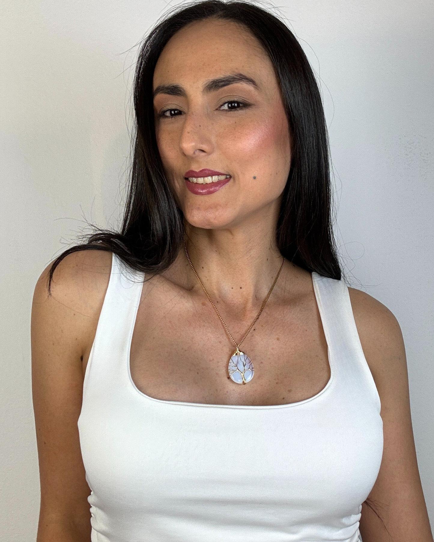 Collar Árbol de la Vida - Opalita