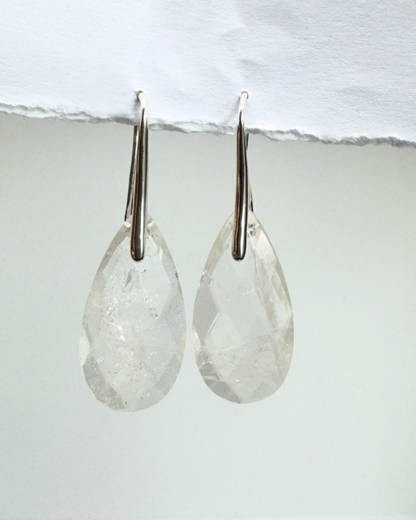 Pendientes Alba Cuarzo Cristal