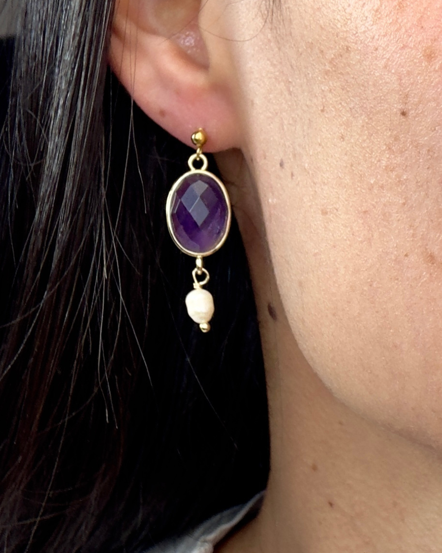 Pendientes Aura Serena - Amatista