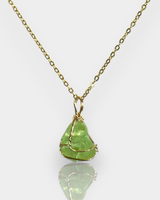 Collar Brillo Interior -  Fluorita Verde