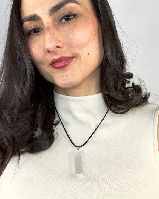 Collar Luz Purificadora - Selenita