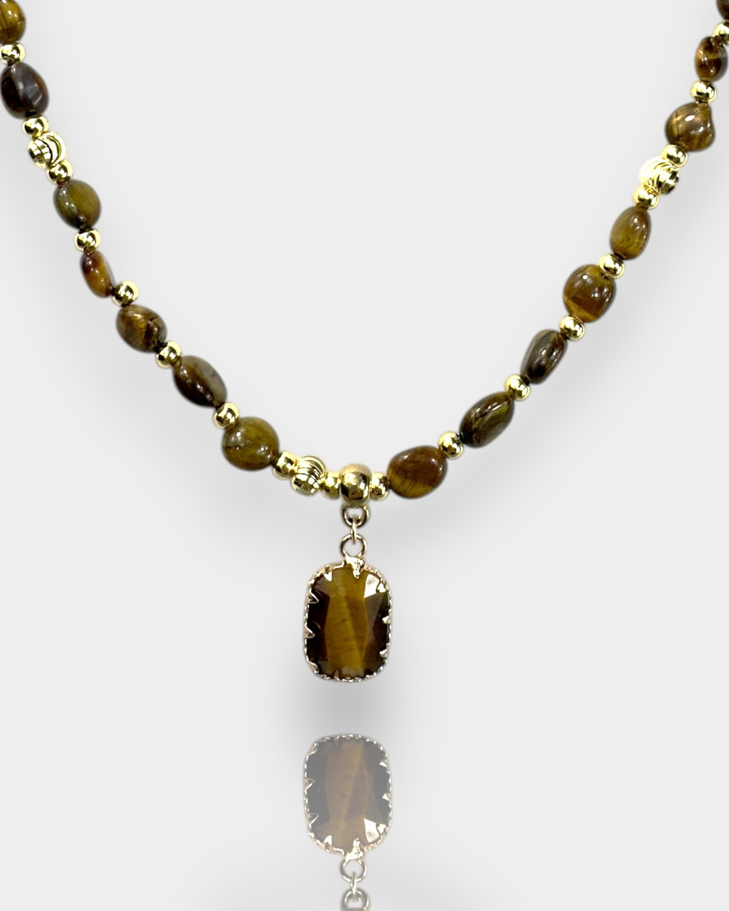 Collar Portal Interior - Ojo de Tigre