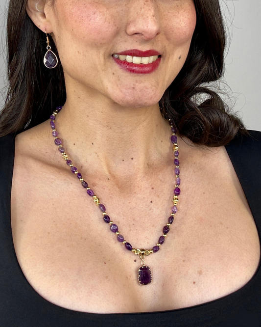 Collar Portal Interior - Amatista