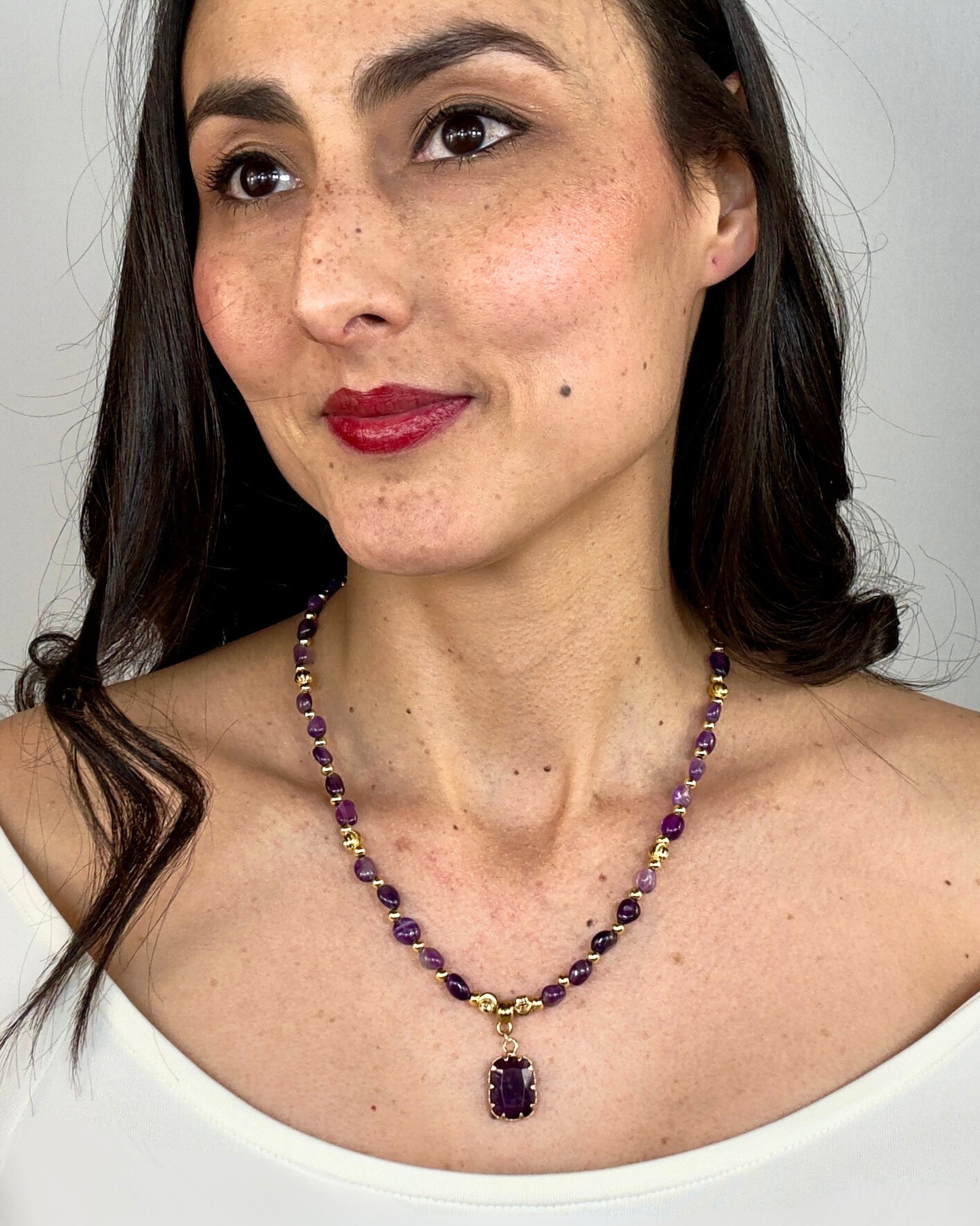 Collar Portal Interior - Amatista