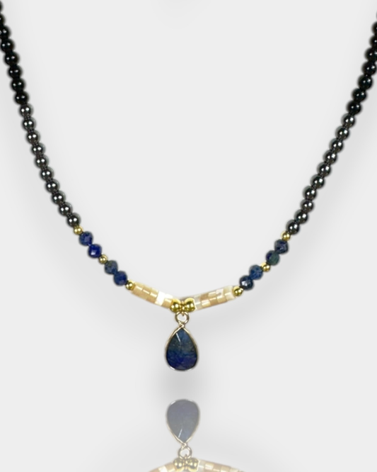 Collar Ancla de Luz -  Lapislázuli