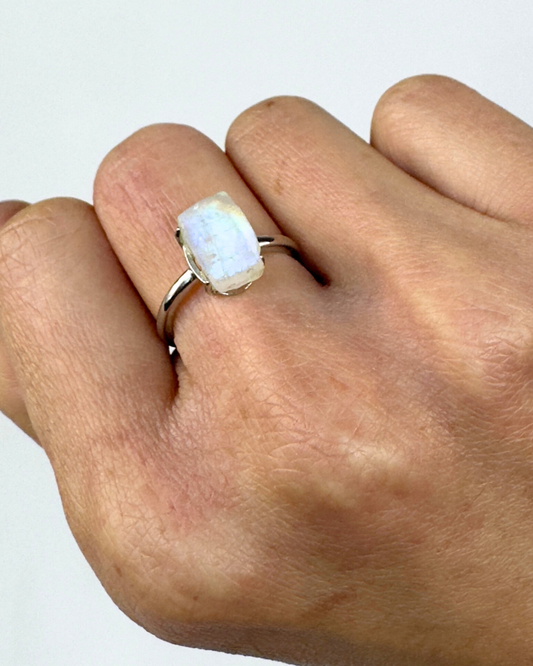 Anillo Claridad Lunar - Piedra Luna