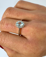 Anillo Visión Celeste - Topacio Azul