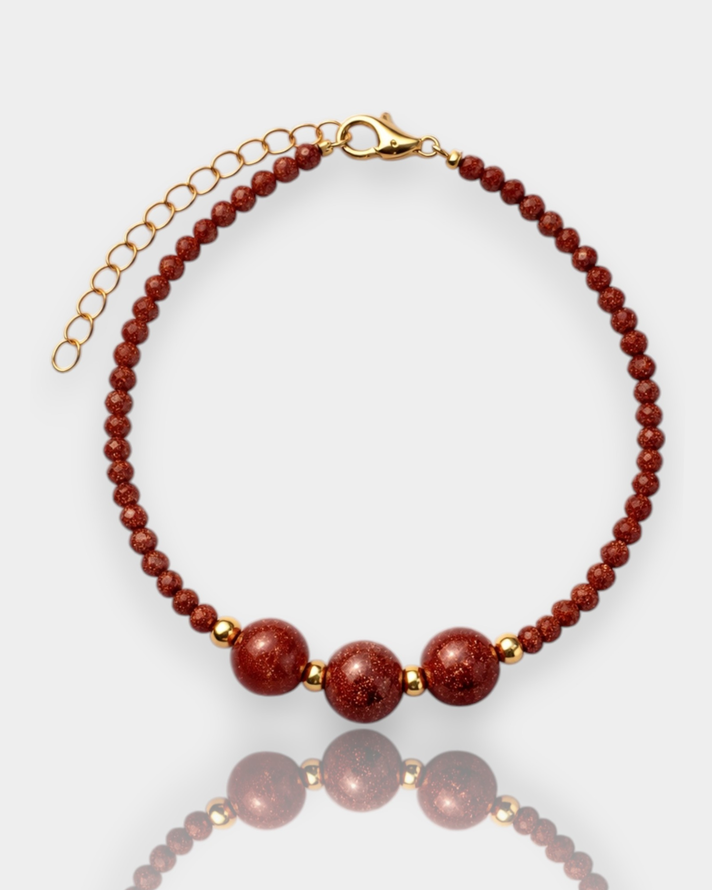 Pulsera Trino - Aventurina Marrón